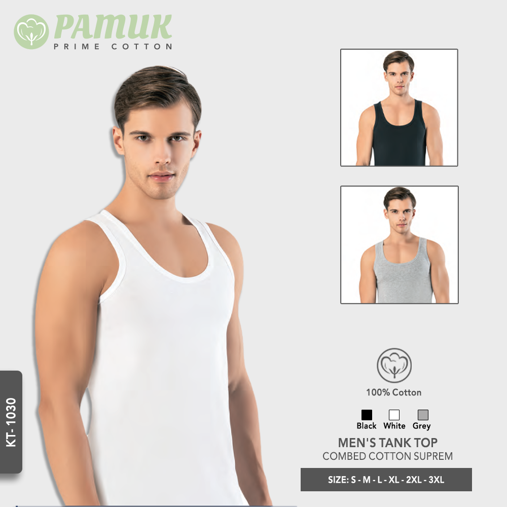 MEN'S TANK TOP - COMBED COTTON SUPREM